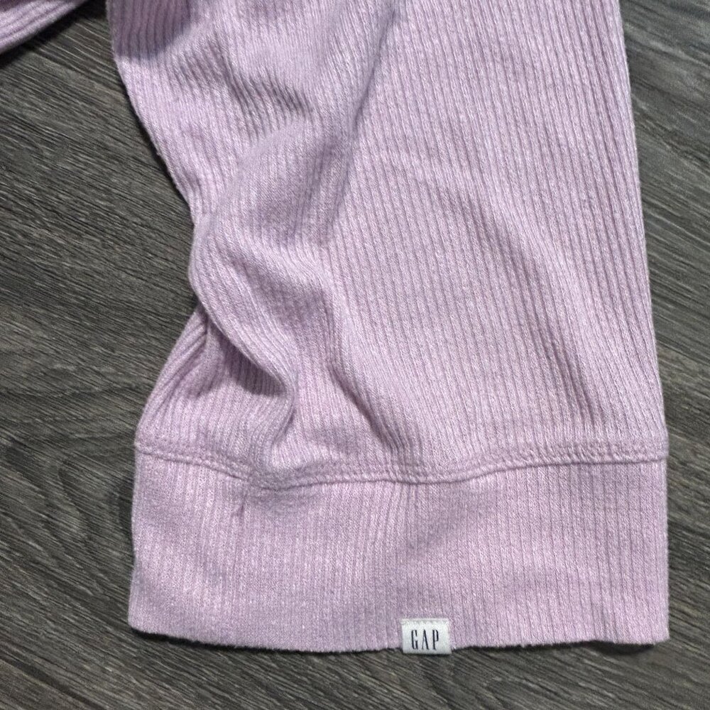 GAP GapBody XL Long Sleeve Ribbed Belted Robe Pink G1126XRDMA Loungewear - Picture 8 of 10